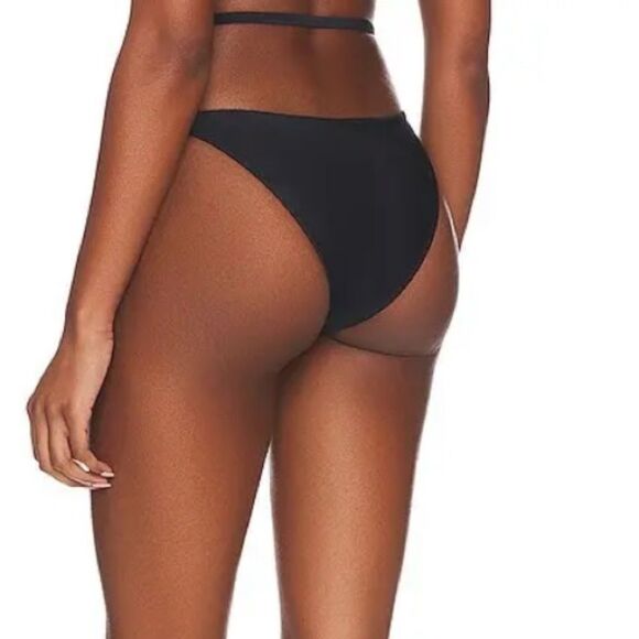 LOVEWAVE 
The Zumi High Waist bikini Bottoms Elegant Black Cutout Revolve XS - Picture 3 of 9